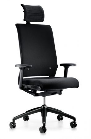 Interstuhl_Standard_schwarz_AL_Polsterrücken